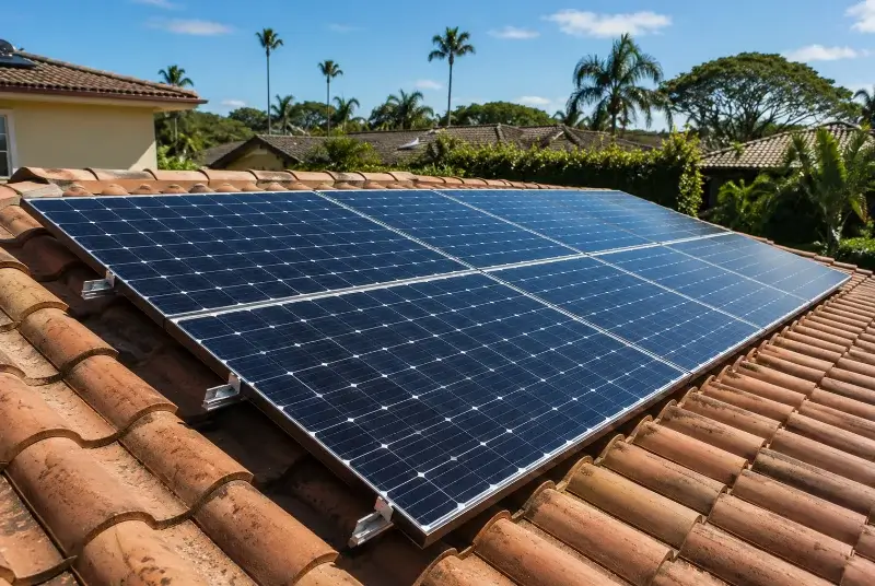 Installation de panneaux solaires à Yzosse